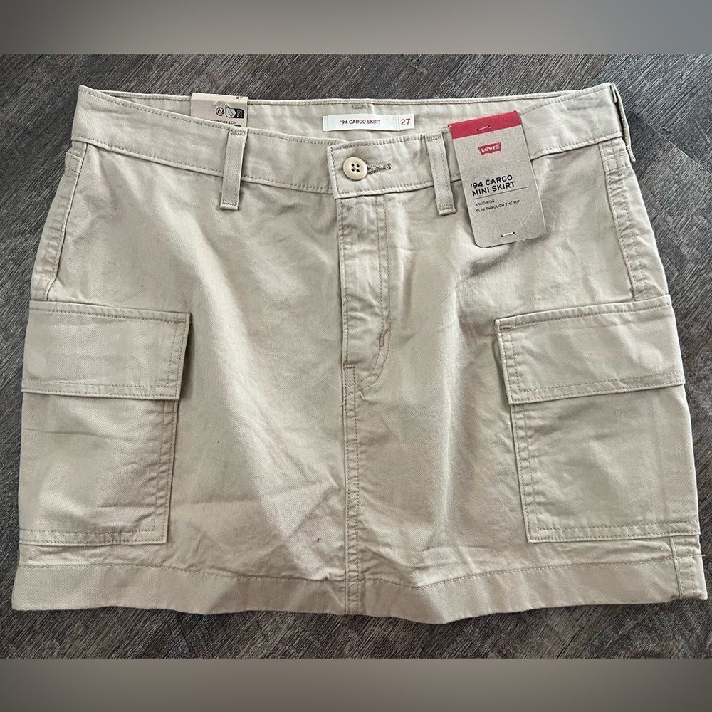 Levi's '94 Cargo Twill Mini Skirt- Size 27